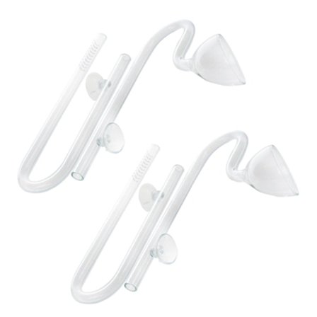 16 mm Akvarium Glas Indløb Udløb Lily Pipe Rør Fiskekum