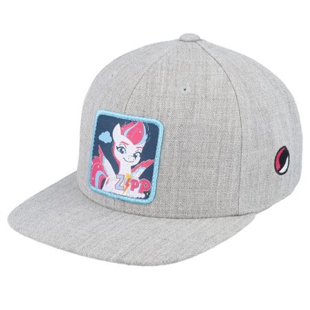 My Little Pony - Grå snapback Keps - "Kids Zipp Grey Snapback " @ Hatstore
