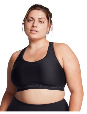 Under Armour Crossback Mid Bra& - Black - 2 x