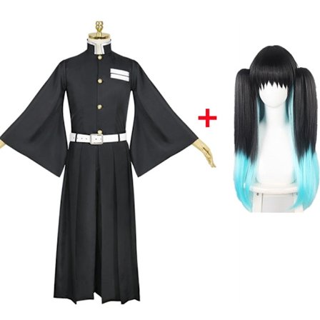 Tokitou Muichirou Cosplay Demon Slayer Kimetsu no Yaiba Kostyme Kisatsutai Uniform Sett Halloweenfest Anime Klær A5