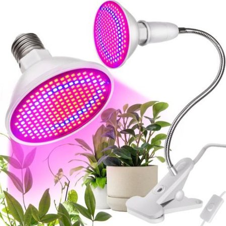 Plante lampe med Klemme - Plantebelysning - Lampe til Planter