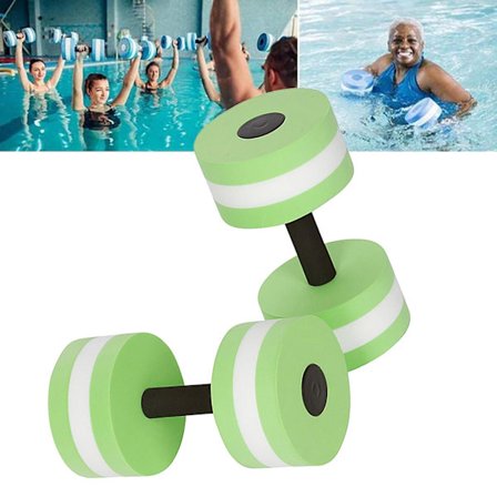 Simningsflottar för Vuxna 1 Par Aqua Fitness Hantlar Skum Dumbbells Handstänger Pool Motståndsträning