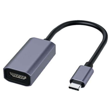Typ C till HD-adapter i legering Nickelpläterad port Stabil överföring USB C till 4K-adapter för bärbar dator surfplatta telefon