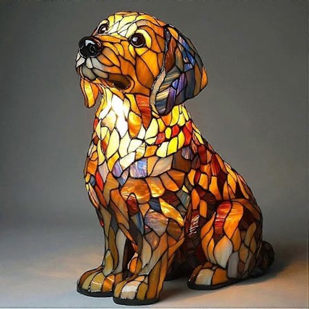 Hundeserie Kunst Nattlys - Perfekt