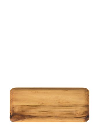 Raw Teak Wood - Rectangular Plate Aida