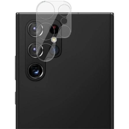 2-pack Samsung Galaxy S22 Ultra Kamera Linsskydd Härdat Glas Transparent
