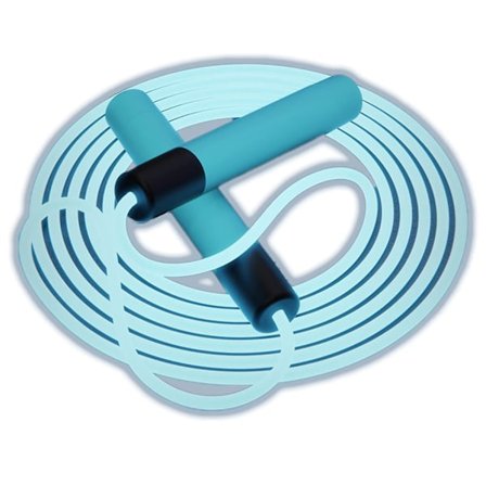 Glødende hoppetau, fitness hoppetau for menn og kvinner, hoppetau med LED-lys for innendørs og utendørs sport