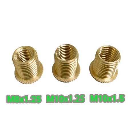 Universal m8 m10 m12 Plast Svart Växelspaksknopp Adapter Manuell Växellåda Växelspaksskruv Adapter-Gul