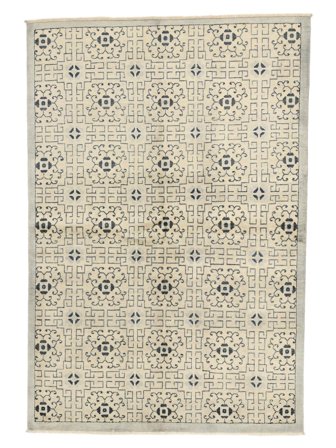 Medalionowy Kazak Fine Dywan 163X237 Wełna