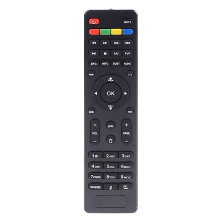 Ersättnings IR-fjärrkontroll för Mecool K5 KI KII Pro DVB-T2 DVB-S2 DVB-C M8S PLUS DVB Android TV-box inlärningskontroll