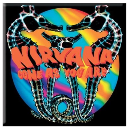 Nirvana Come As You Are Kylskåpsmagnet En Storlek Svart/Flerfärgad