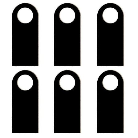 6 kpl Puinen Ovenkyltti Ripustin Puinen Liitutaulu Oven Varoituskyltti Hotellin Oveen