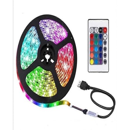 2M IP65 LED-slinga RGB SMD5050 - TV - Dator - Bil - USB Multicolor