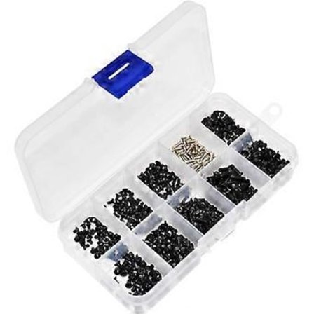 Kannettavan tietokoneen ruuvisarja, 500 kpl M2 M2.5 M3 Universaalit litteäkantaiset tietokoneruuvit kannettavan tietokoneen korjaustarvikkeet