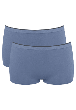 Sloggi GO Sense Short 2P Underkläder Dam Blå L