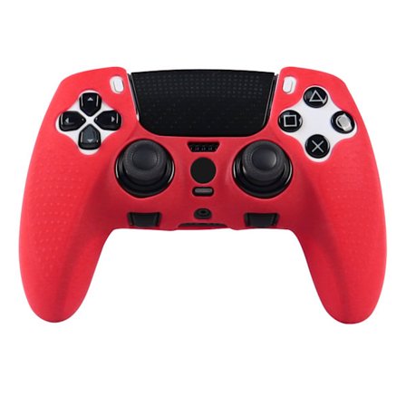 Kotelo Ps5 Edge -peliohjaimelle, liukumaton pehmeä silikoni (punainen)