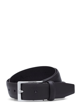 Anderson's Semi Formal Leather Belt - Black - 90 x 90