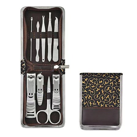 Miesten kynsienhoitosetti - Kynsisakset miehille - Ruostumattomasta teräksestä valmistettu miesten kynsisaksisetti - Joulusukkatäyte miehille