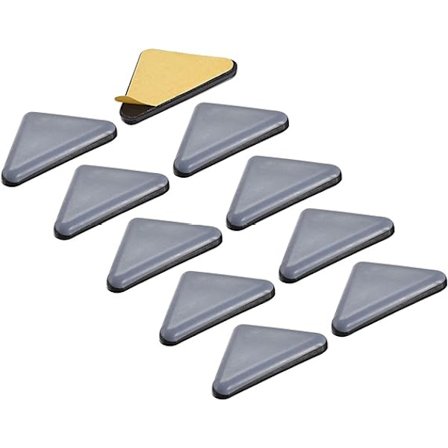 Huonekalujen liukutassut (45x35x35mm) 12kpl, Kolmion muotoiset itseliimautuvat lattiasuojat - huonekaluille matoille