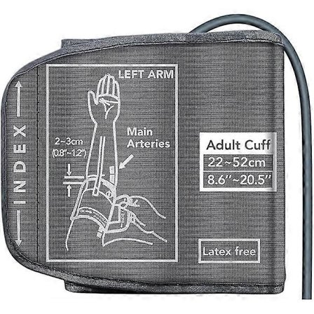 2025 Senaste Modell Ersättningsmanschett Extra Stor för Omron Blodtrycksmätare 22-52CM Stor Arm