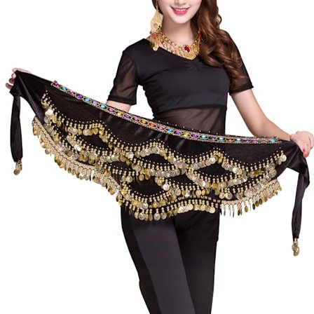 Mavedans hofte tørklæde, sød mavedans nederdel wrap performance