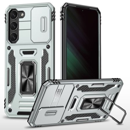 Samsung Galaxy S24 Skal med linskydd - Grå