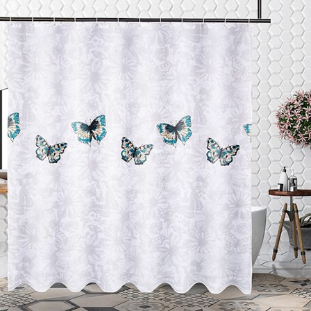 Duschdraperi Badrum Mögelbeständig Gardiner Polyestertyg Wa