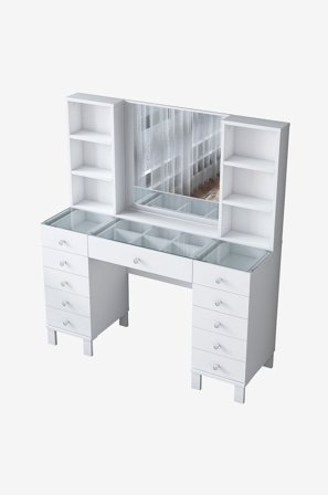 Hanah Home - Sminkbord Otis - Vit - Bord - Från Homeroom