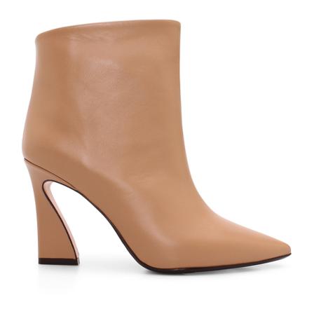 Anna F., 9697 Nappa Ankle Boots Beige, Dames, Maat:40 EU