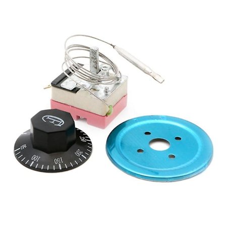 50-300 Dial Termostat Temperaturkontrollbryter for Elektrisk Ovn Ac 220v 16a