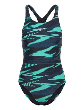 Womens Hyperboom Allover Medalist Navy Speedo