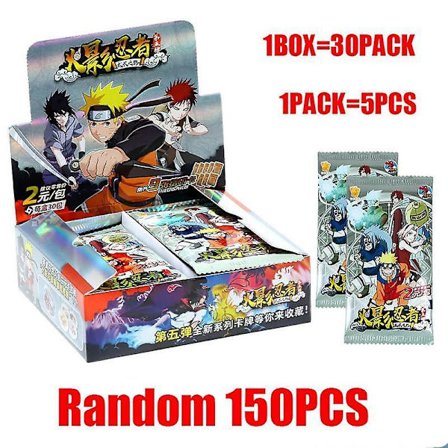 Naruto Playing Cards Japanese Cartoon Schoolmaster Series Ssp Card Uchiha Sasuke Ninja War R Children's Toys