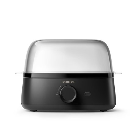 Philips Series 3000 HD9137 - eggkoker - mørkesvart