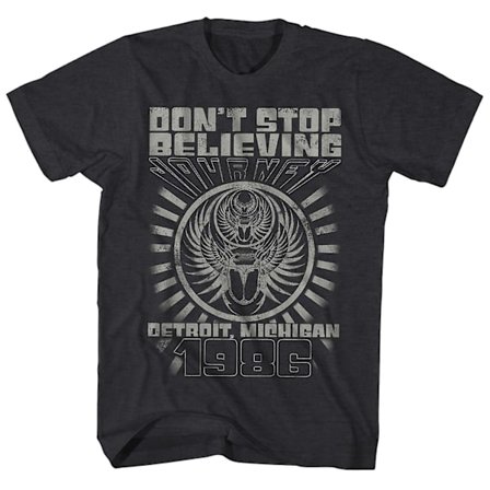 Journey T-shirt Don't Stop Believing Detroit '6 Concert Journey Shirt