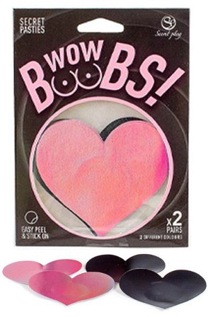 Nipple Covers Heart Shapped Holographic Nipple covers