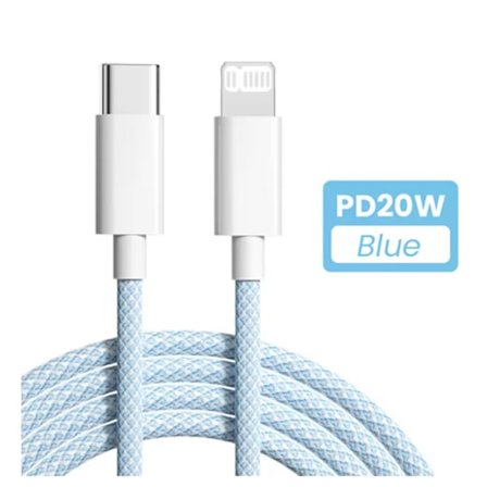 20W USB-C PD-kabel för iPhone 14 13 12 11 Pro Max Xs 8 Plus iPad 3A Datakabel för iPhone Typ-C Datakabel