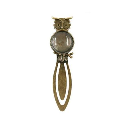 Uggla bokmärken Vintage bokmärken Djur bokmärken Metall bokmärken