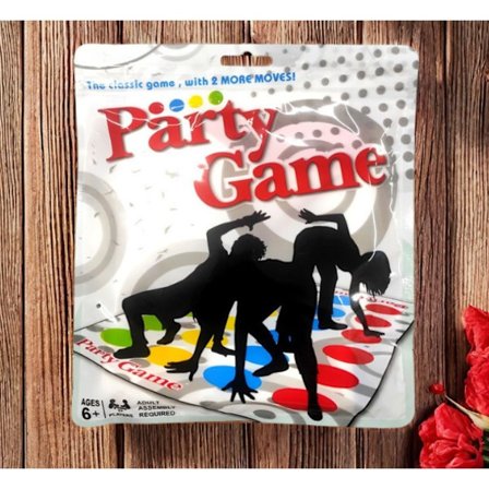 Twister: Et større teppe, et interaktivt danseteppe for barn, et partyspill, et interaktivt vri-leketøy for flere personer og foreldre-barn