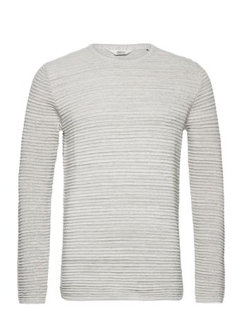 6182740, Knit - Sdstruan Neulepaita Pyöreä Kaula-aukko Harmaa Solid
