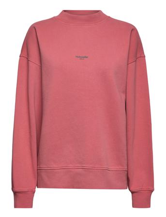 W. Mezzanine Oslo Crew Sweat-shirt Genser Rosa HOLZWEILER