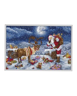 Broderikit Billede Stille Natgave - LetiStitch