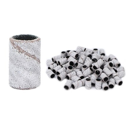 Professionelle slibebånd til neglekunst 100 stk. Hvid 240 korn