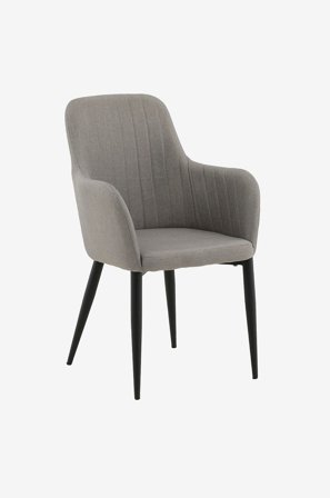 Venture Home - Stol Comfort 2-pak - Grå - Stole med armlæn - Fra Homeroom