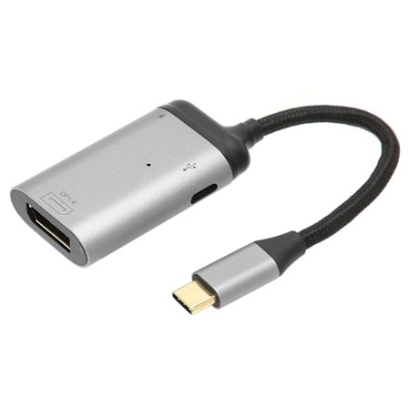 JORINDO TypeC till DisplayPort Adapter med Power Delivery 100W Portabel TypeC till DP Adapter för Laptop