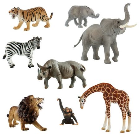 BULLYLAND Vilda djur Afrika 8/fp - Lyreco - Skola och förskola - Lekmaterial - Lekfigurer - Djur