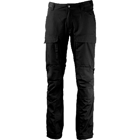 Lundhags Men's Authentic II Pant Short/Wide Men hiking trousers Black D116