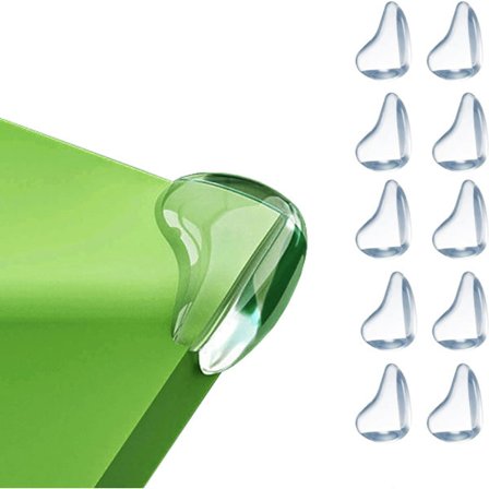 10 kappaleen vauvan turvakulmasuojat, vauvan turvakalusteiden kulmasuojat, pisaran muotoiset kulmat