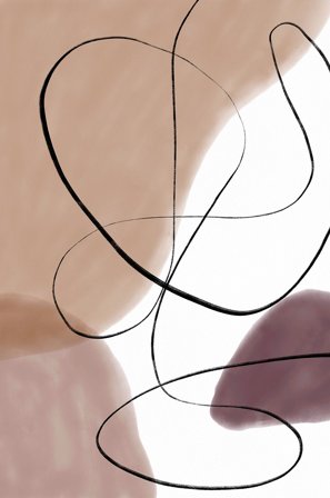 Venture Home - Juliste Lines - Beige - Julisteet - 70X100 - - Homeroom