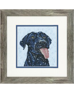 Stickpackung Bild Spaß im Schnee - Dimensions