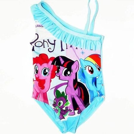 Flickor tecknad baddräkt i ett stycke baby söt bikini baddräkt style 6 XL